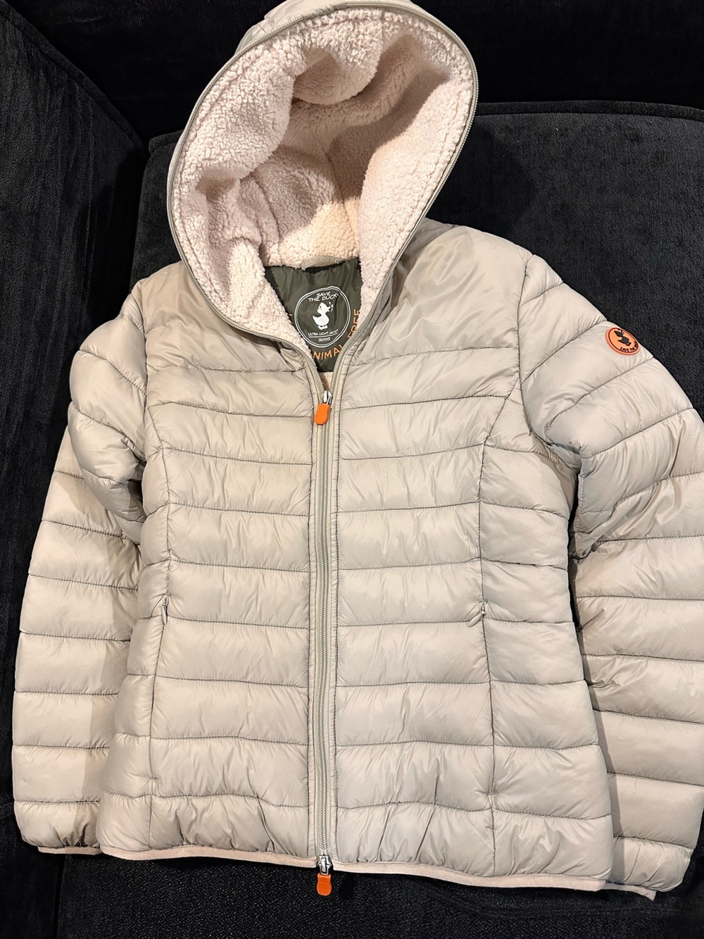 Save The Duck WOMEN'S PUFFER JACKET MOD. DAISY IN RAINY BEIGE